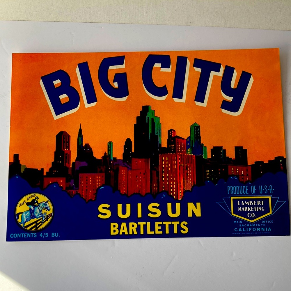 Vintage Crate Label